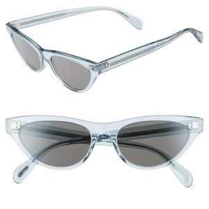 Oliver Peoples Blue Cat-Eye Sunglasses
